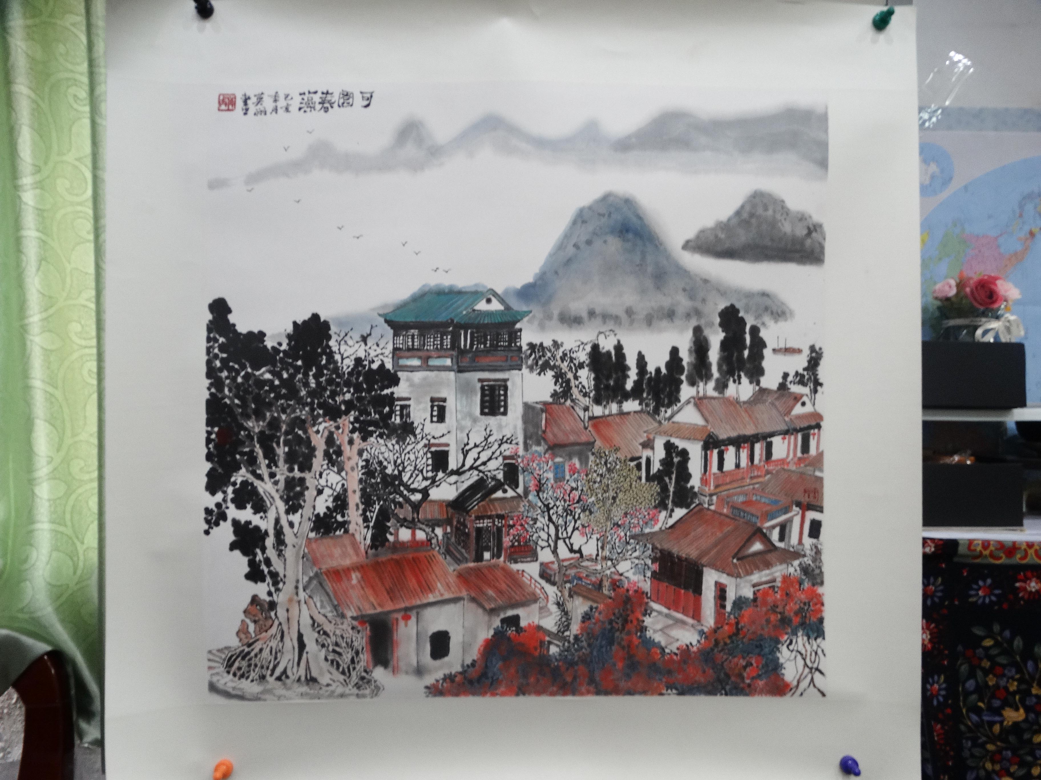 2018年莫闲可园春藻图