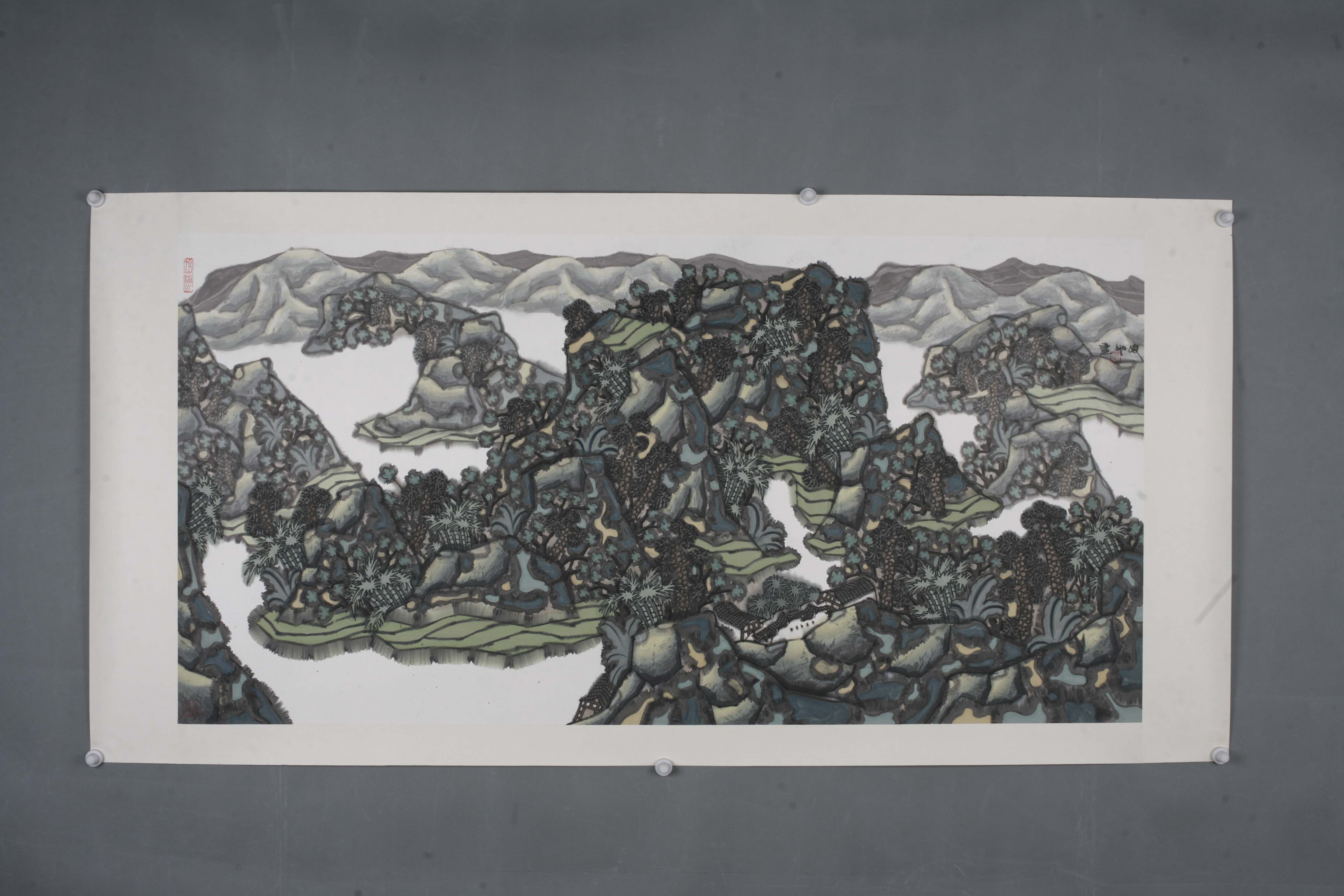 中华人民共和国申皖如白云之下是我家图卷