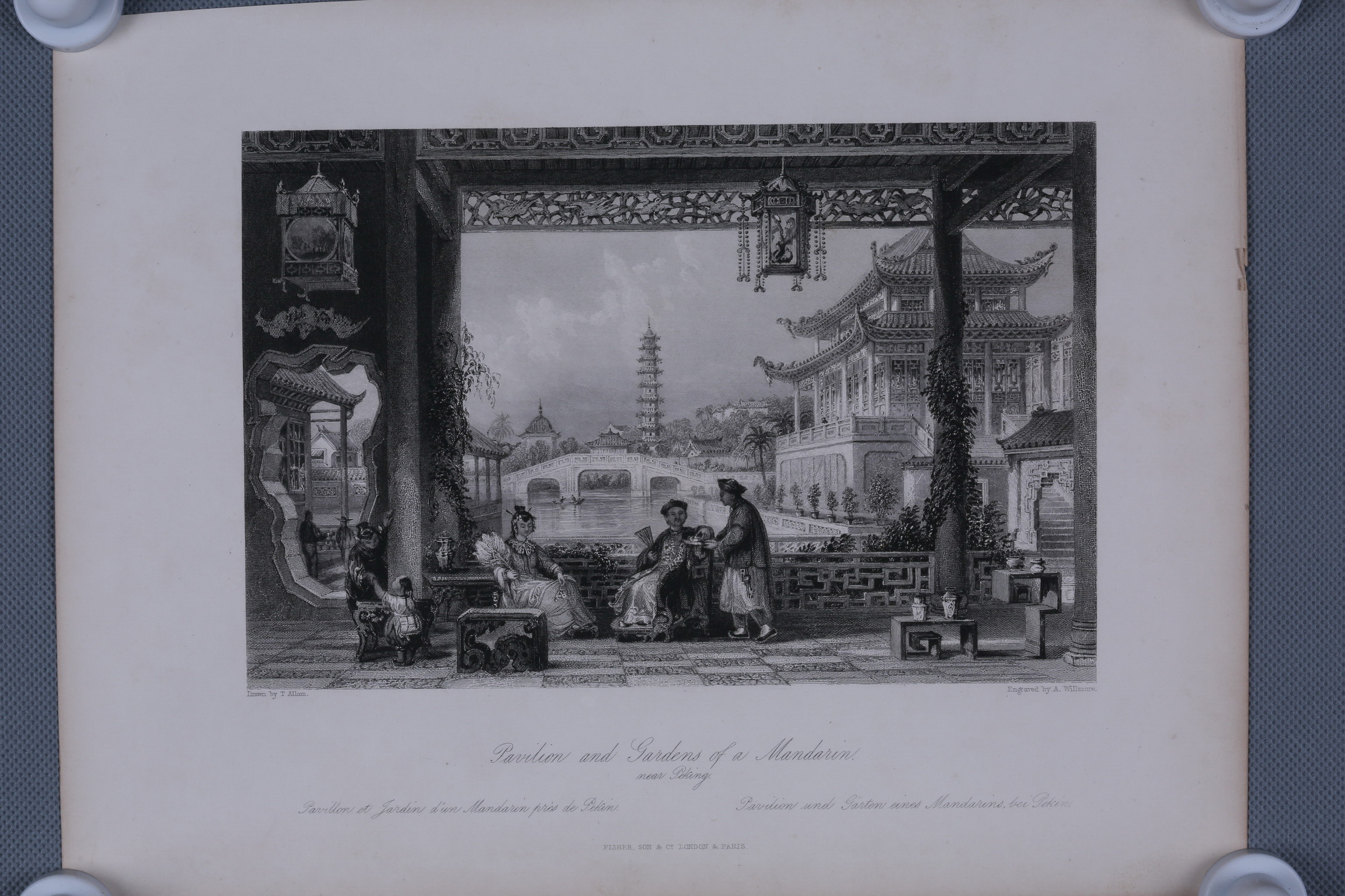 清中国风情图钢版画-19