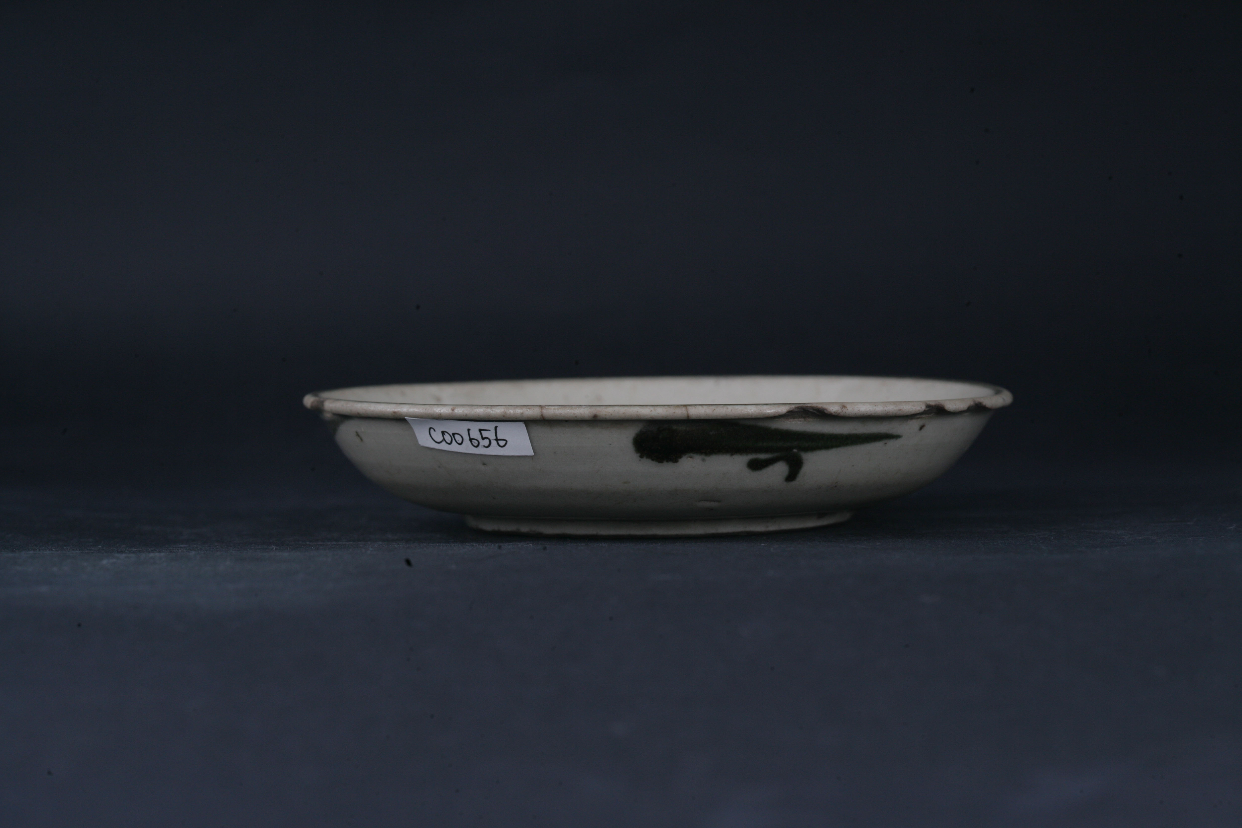 清青花芭蕉纹碟-42