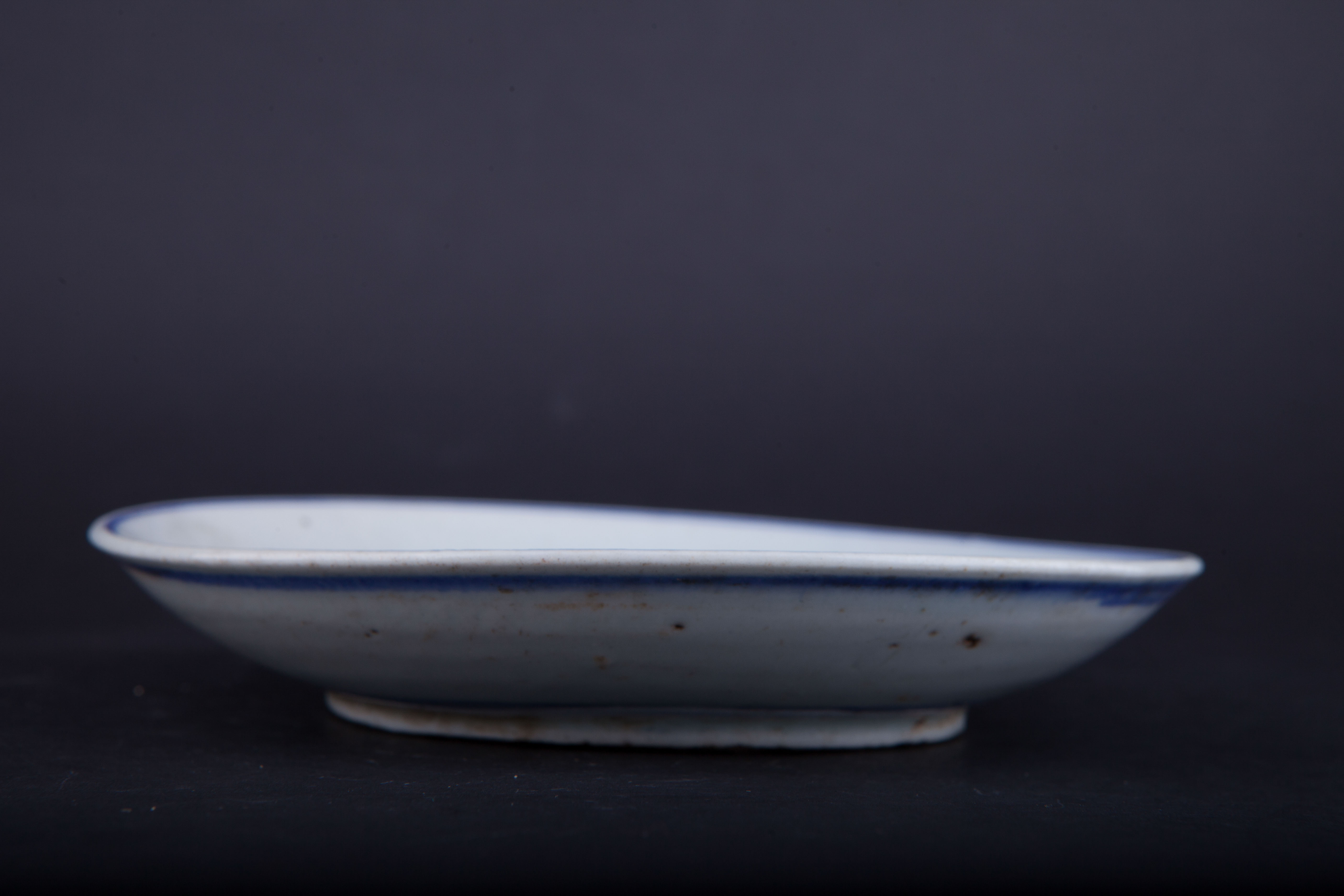 清青花花卉纹盘-192