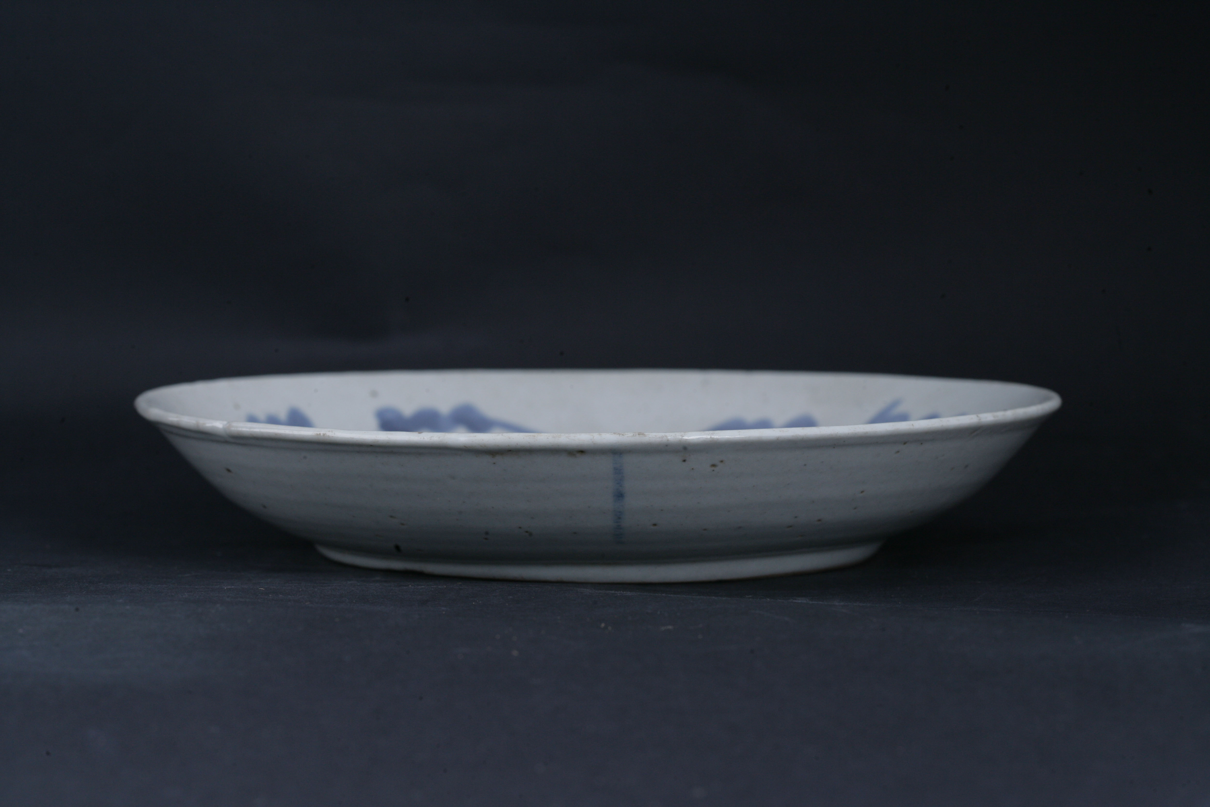 清青花釉里红鱼纹盘-6