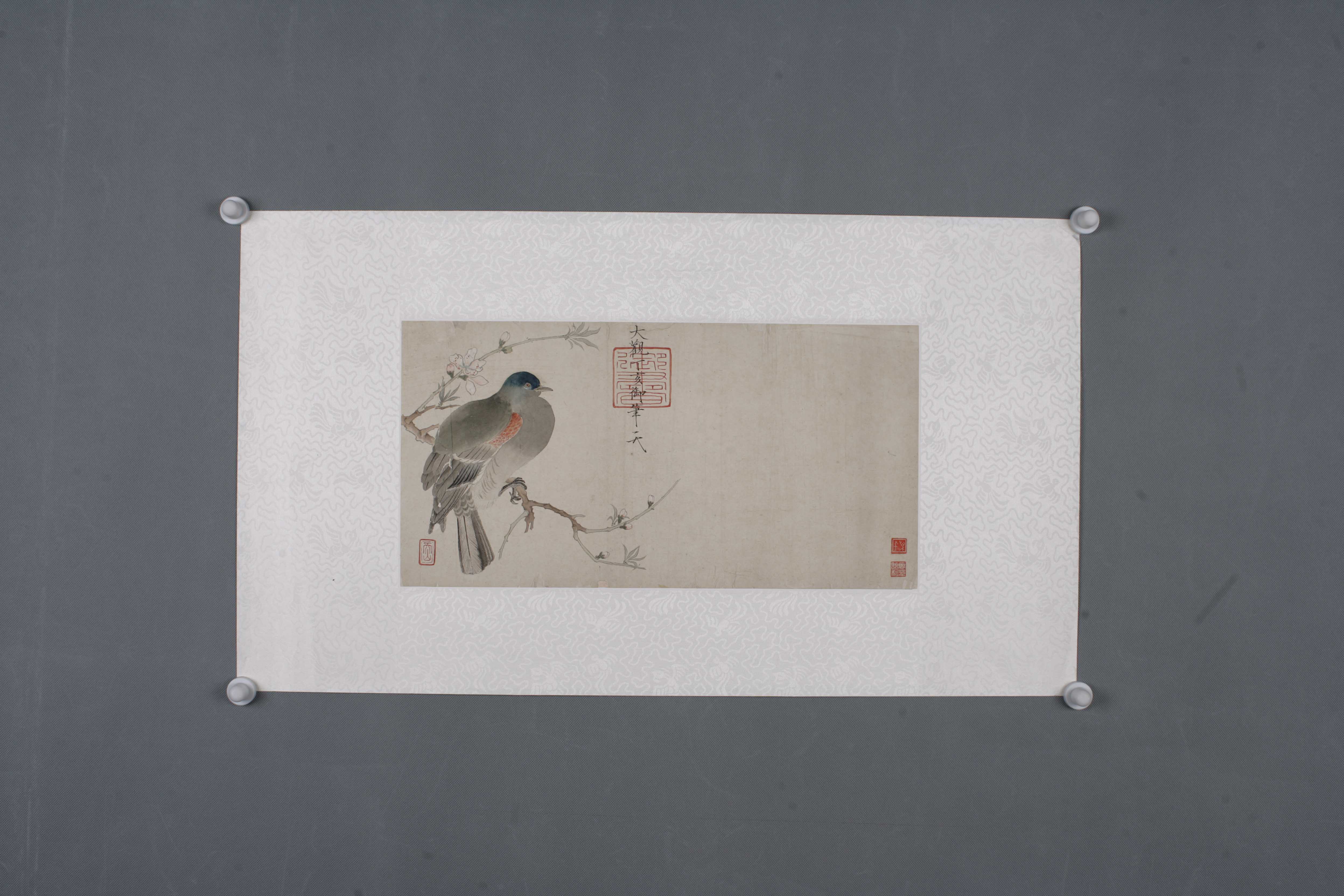 1947年黄般若临宋徽宗花鸟图