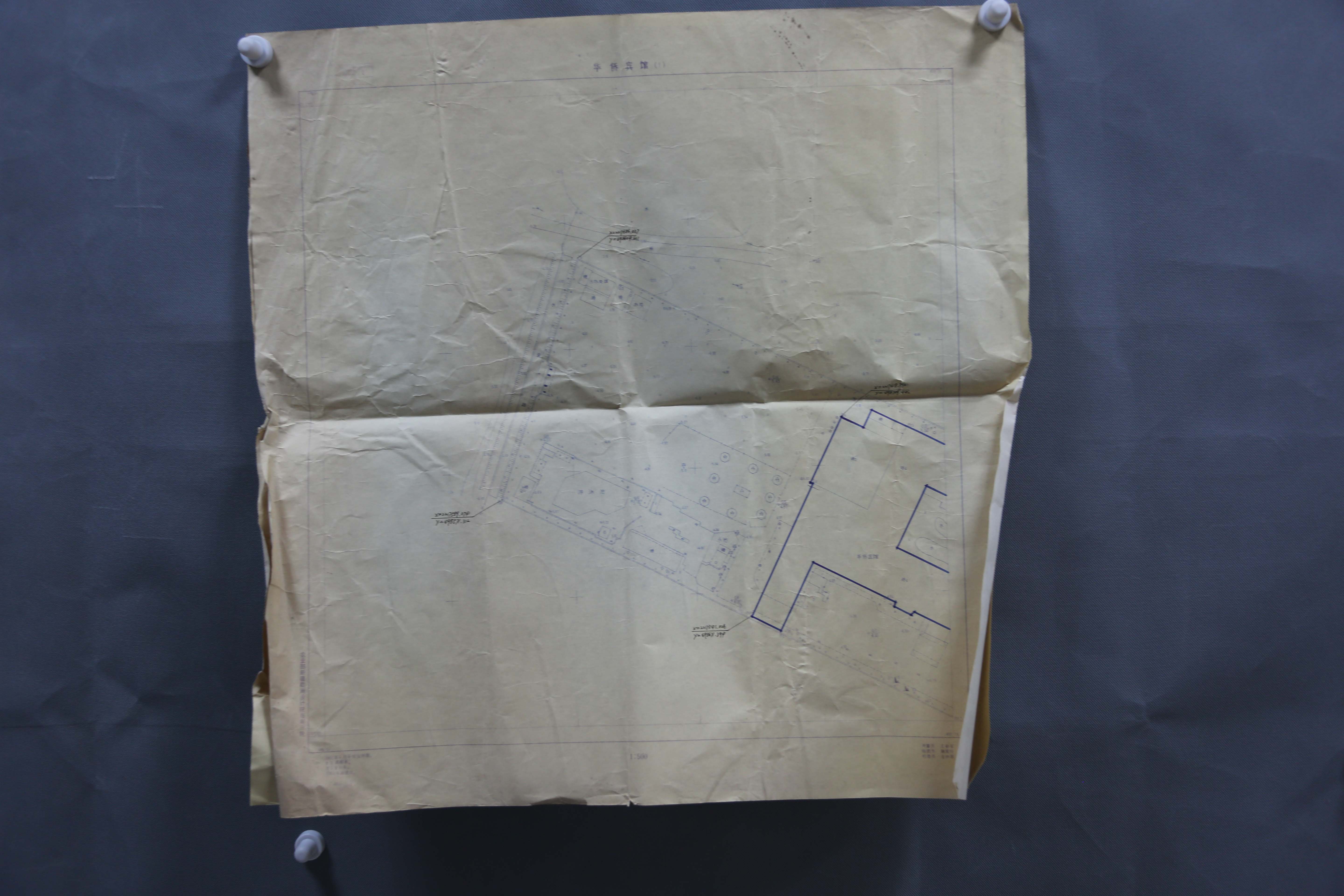 中华人民共和国华侨宾馆建筑平面草图