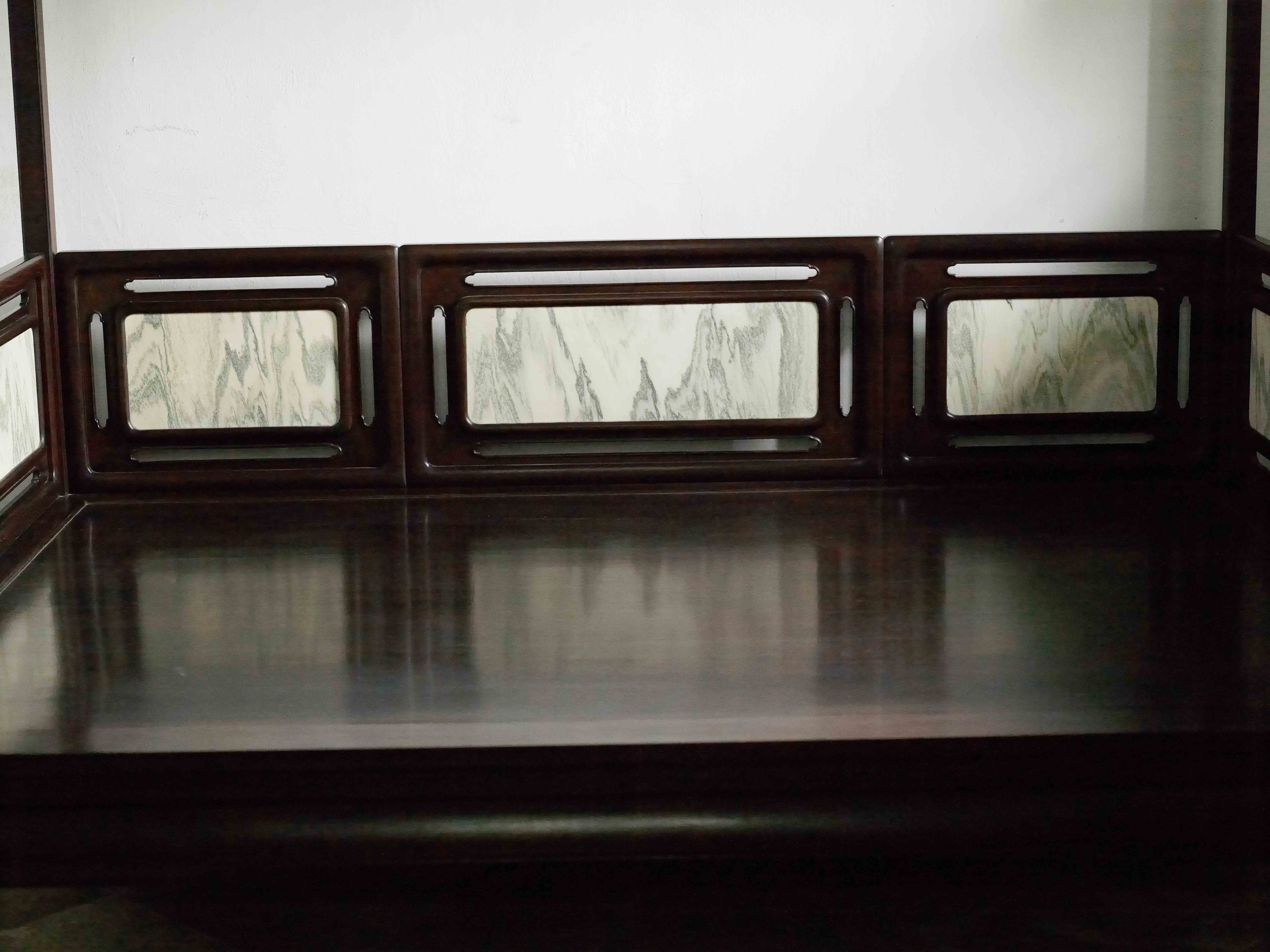 2006年酸枝木架子床-3